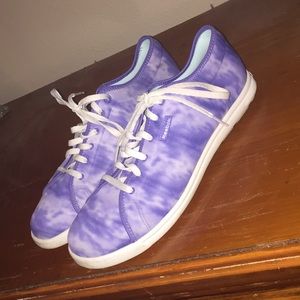 Reebok, tye dye colored shoes